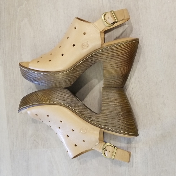 Born Galoa Slingback Size 9M Natural Color - Picture 12 of 14